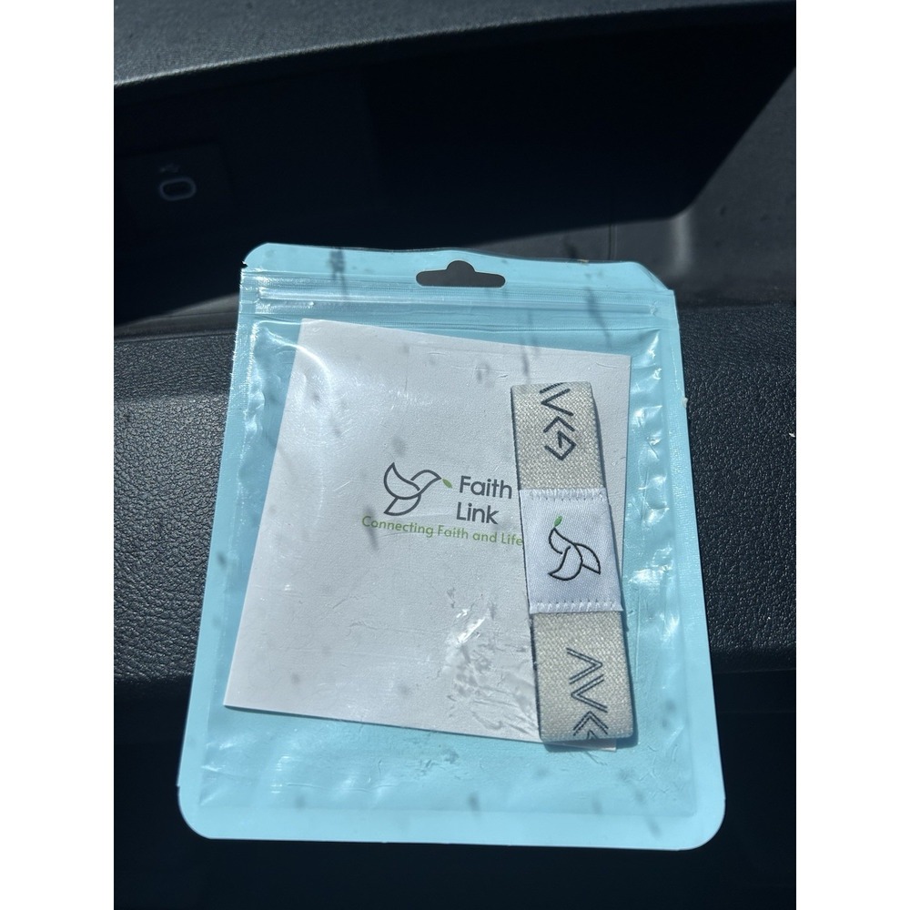 Faith Link Wearable Bracelet Bible Bracelet w/NFC Daily Verse God Religious Gift